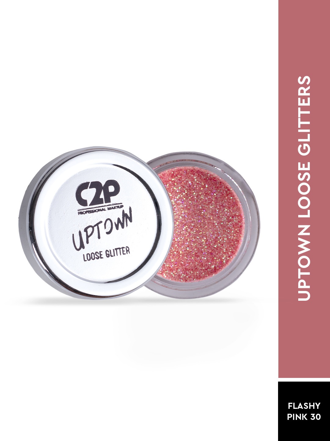 

C2P PROFESSIONAL MAKEUP Uptown Loose Glitters Eyeshadow - Flashy Pink 30