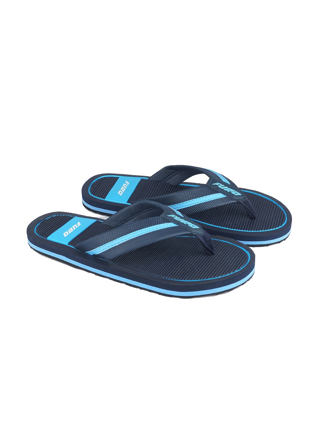 

FURO by Red Chief Men Navy Blue Rubber Thong Flip-Flops