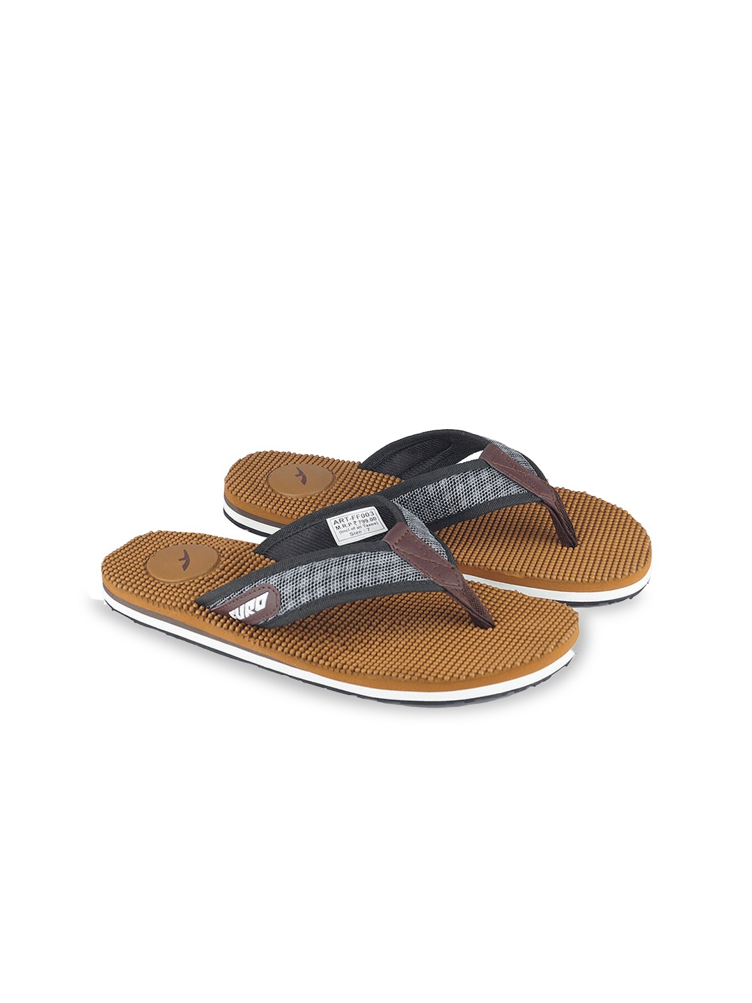 

FURO by Red Chief Men Brown & White Thong Flip-Flops