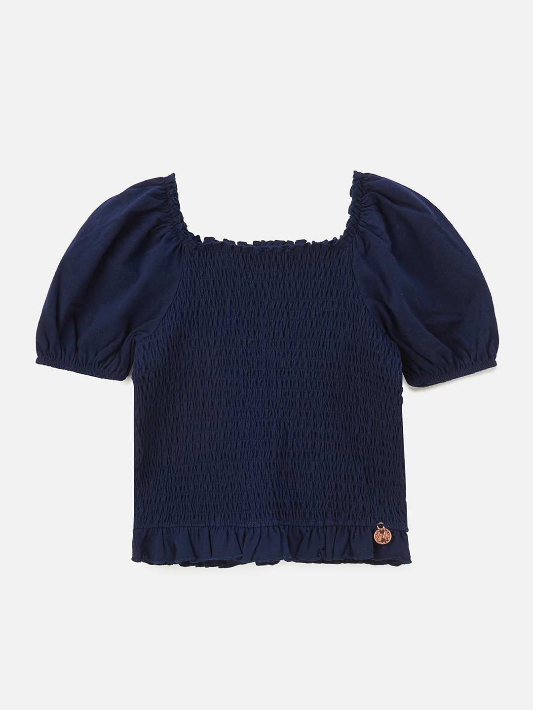 

Angel & Rocket Navy Blue Solid Top