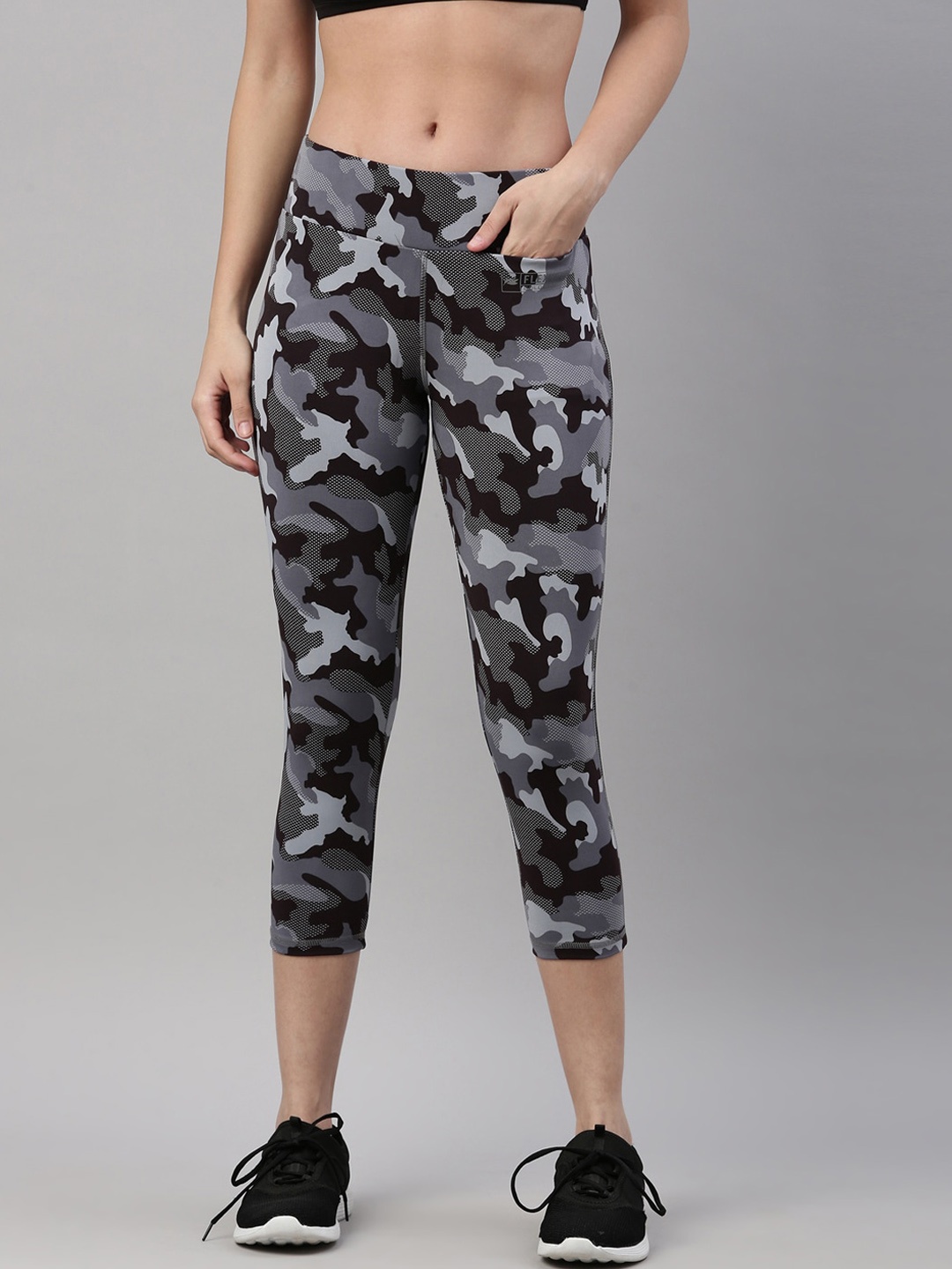 

GOLDSTROMS Women Grey Printed Tights