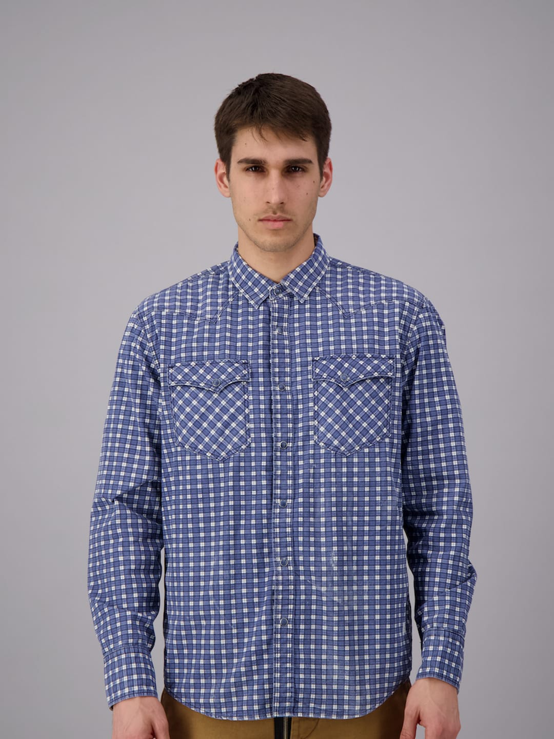 

FREESOUL Men Blue Printed Casual Shirt