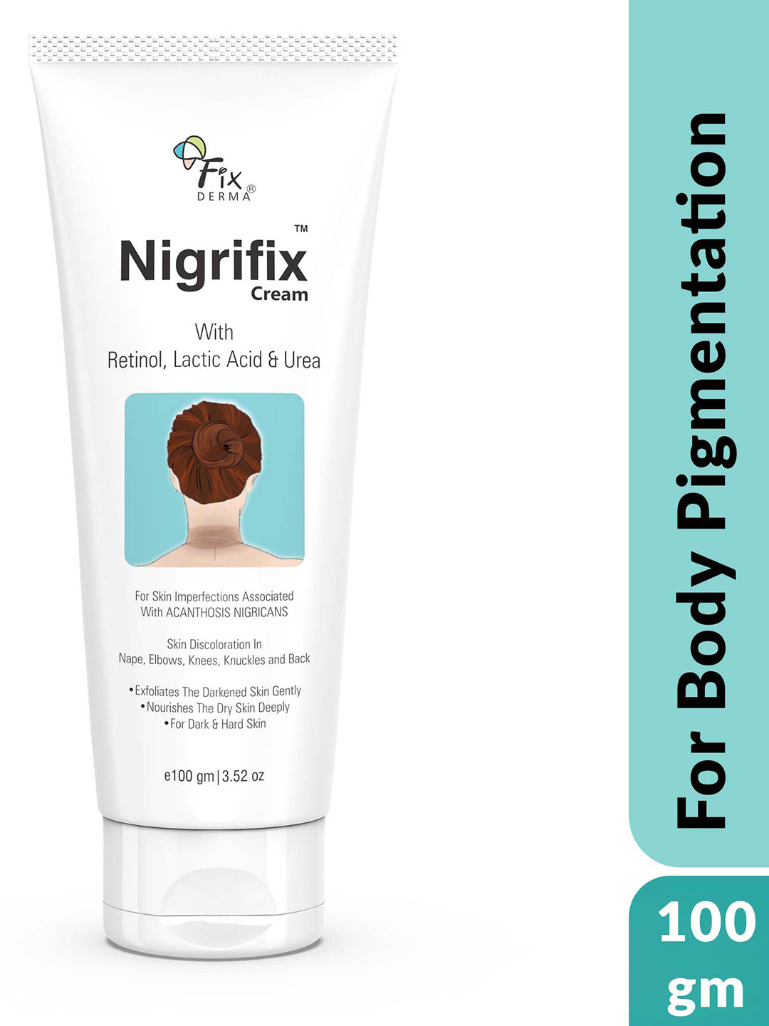 

FIXDERMA Nigrifix Cream for Acanthosis Nigricans For Dark Neck & Ankles - 100g, White