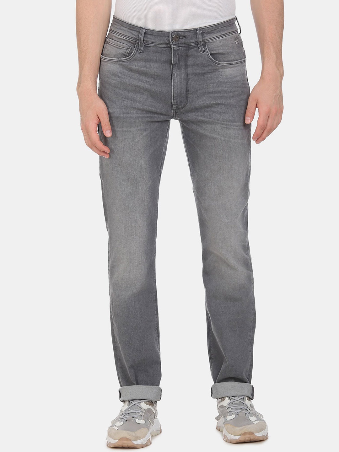 

Arrow Men Grey Heavy Fade Jeans