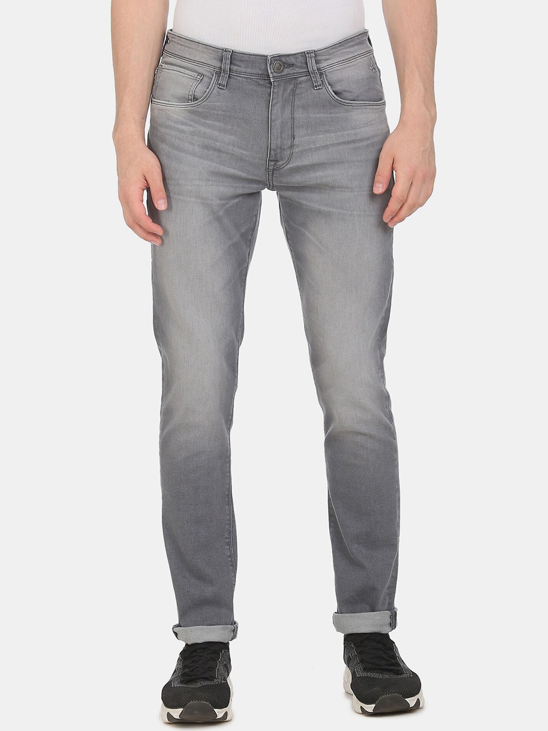 

Arrow Sport Men Grey Slim Fit Heavy Fade Jeans