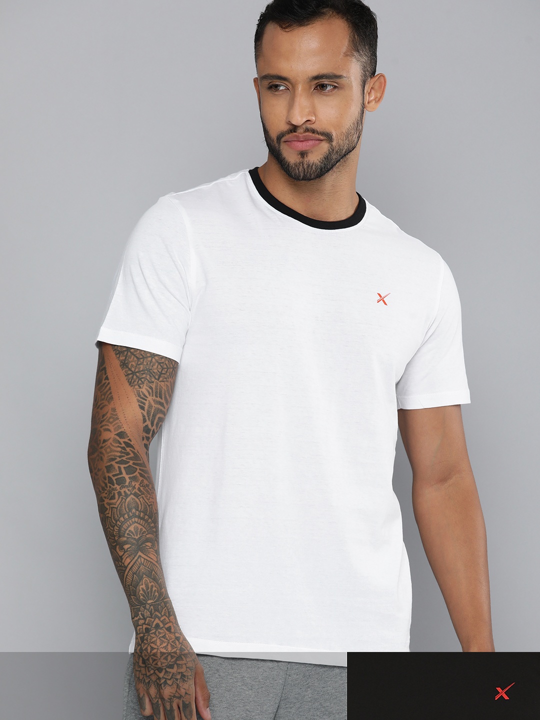 

HRX by Hrithik Roshan Men Pack of 2 T-shirts, White