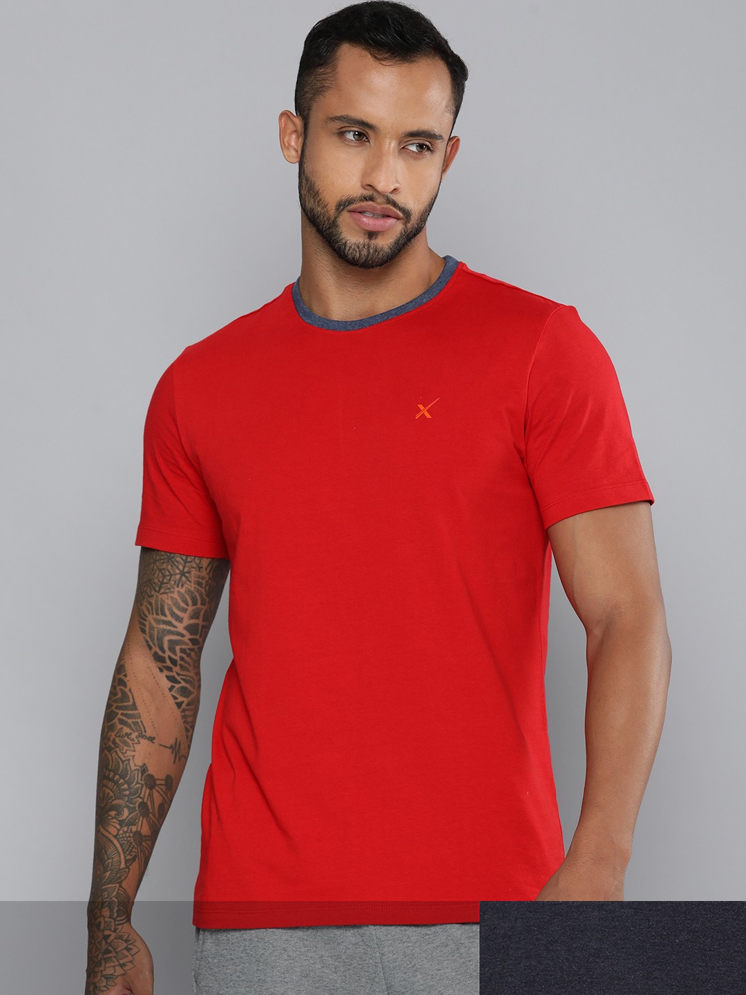 

HRX by Hrithik Roshan Men Pack of 2 T-shirts, Red
