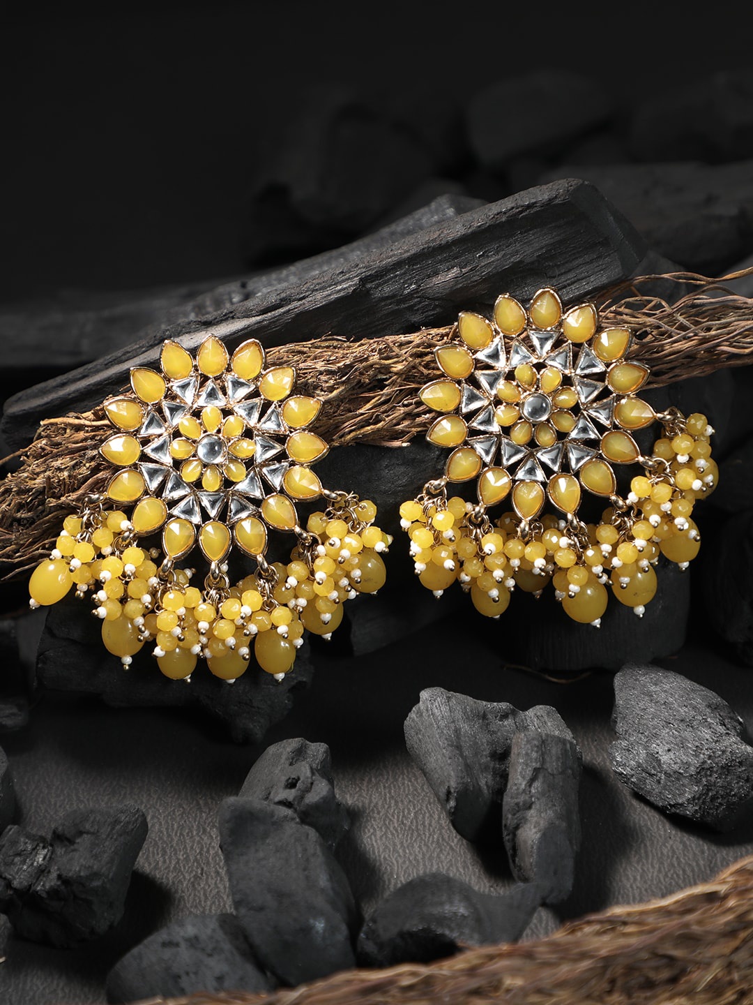 

Adwitiya Collection Gold-Toned Classic Studs Earrings
