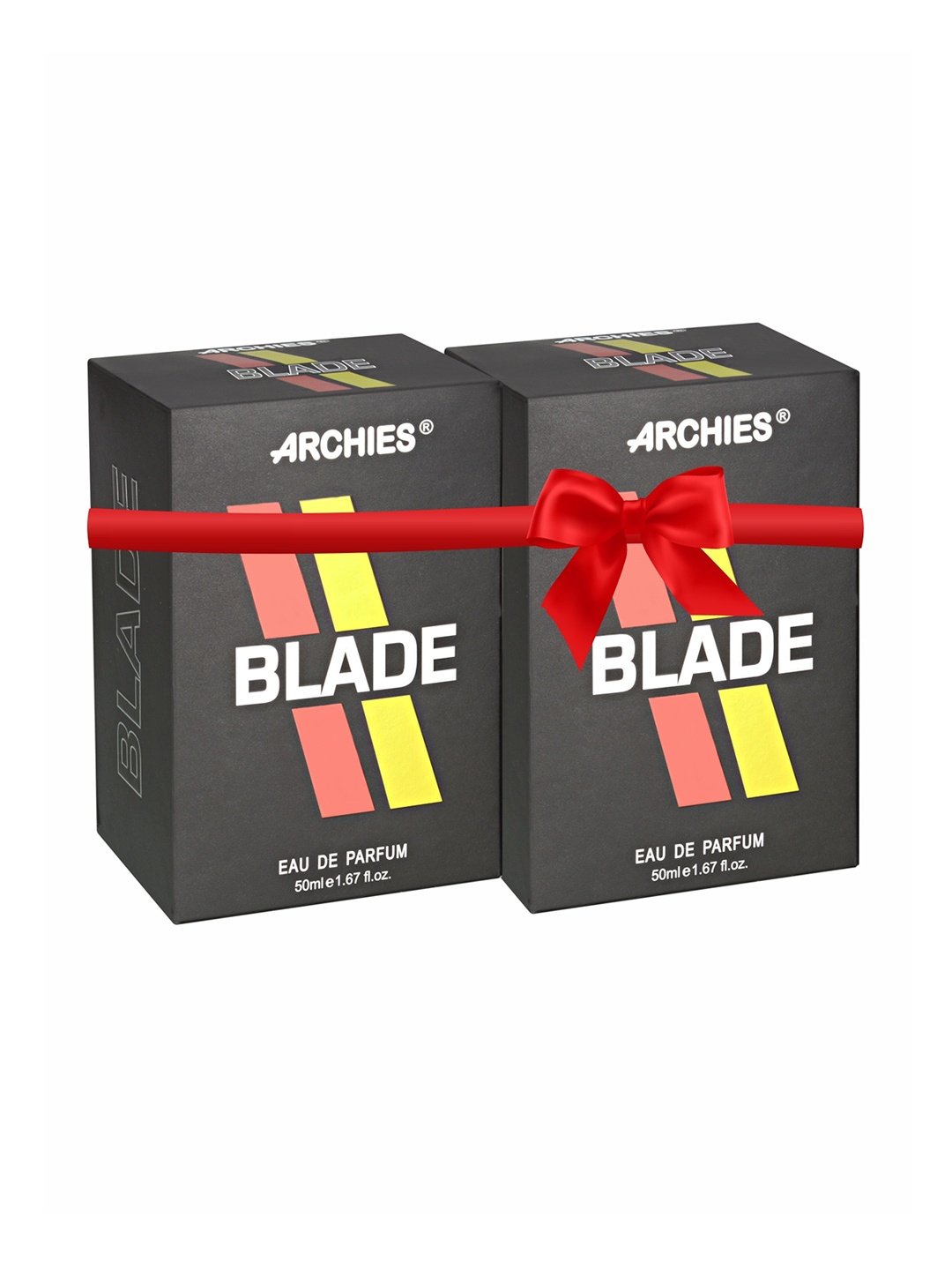 

Archies Set of 2 Blade Eau de Parfum - 50ml each, Black
