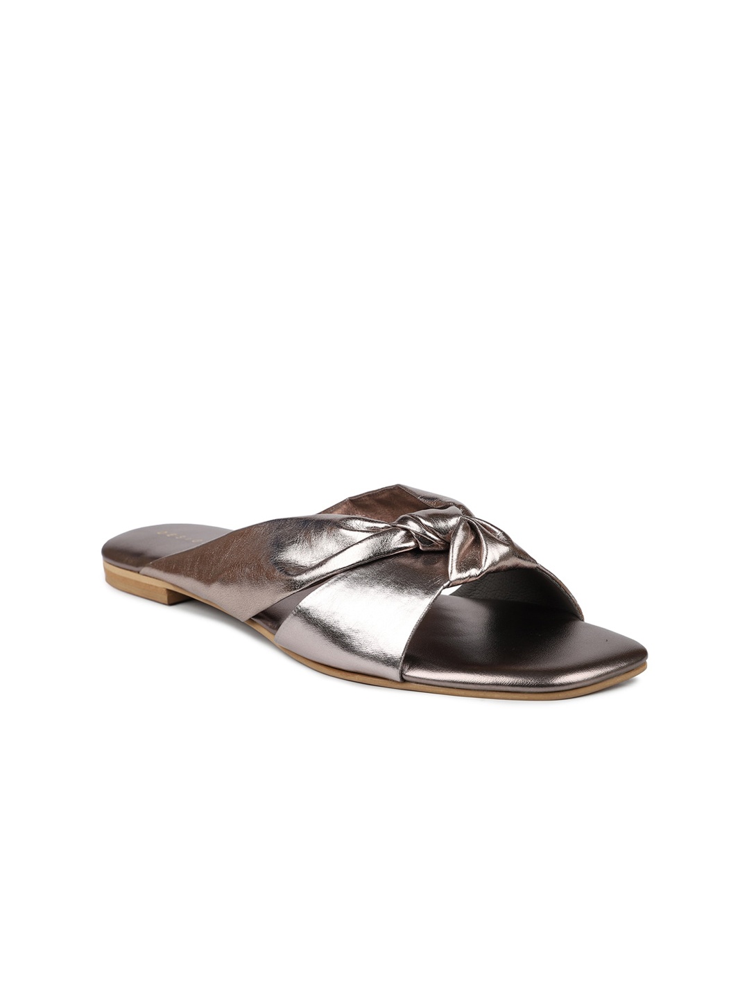 

DESIGN CREW Women Grey Open Toe Flats