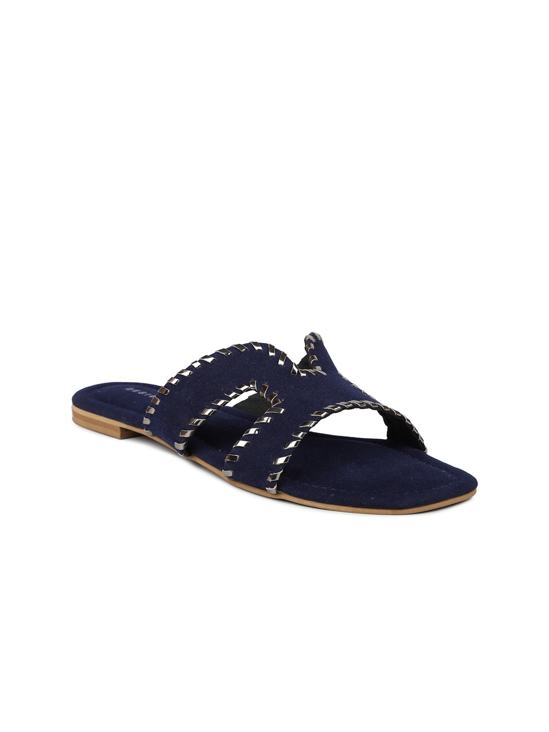 

DESIGN CREW Women Blue Open Toe Flats