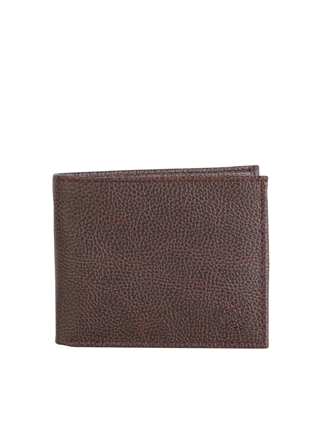 

ZEVORA Women Brown Leather Two Fold Wallet