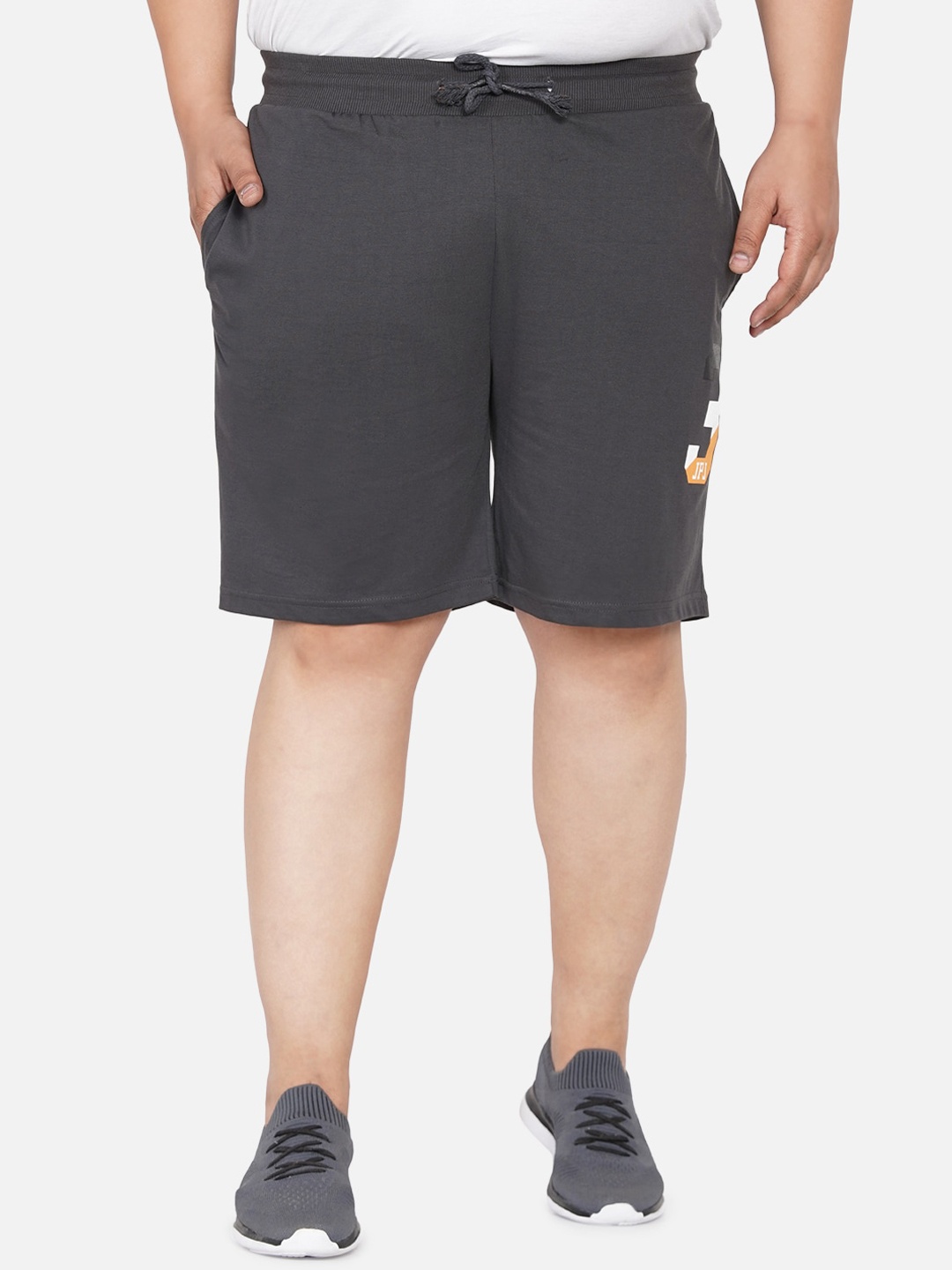 

John Pride Men Grey Sports Shorts