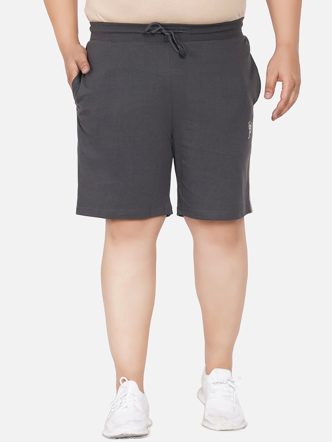 

John Pride Men Grey Sports Shorts