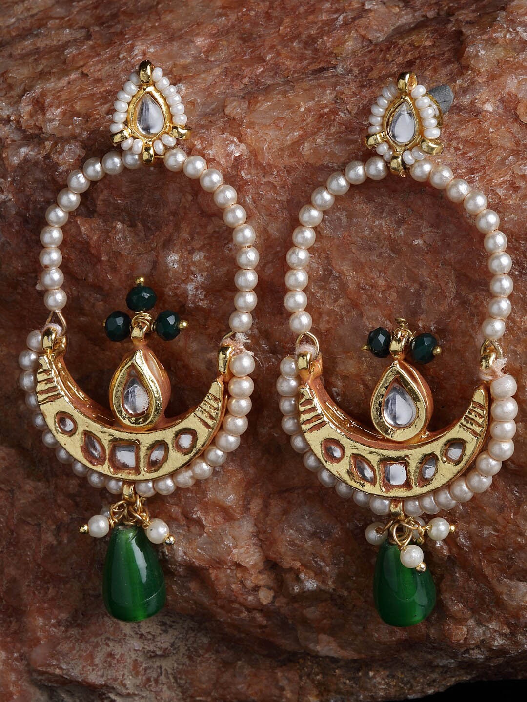 

DUGRISTYLE Green Classic Drop Earrings