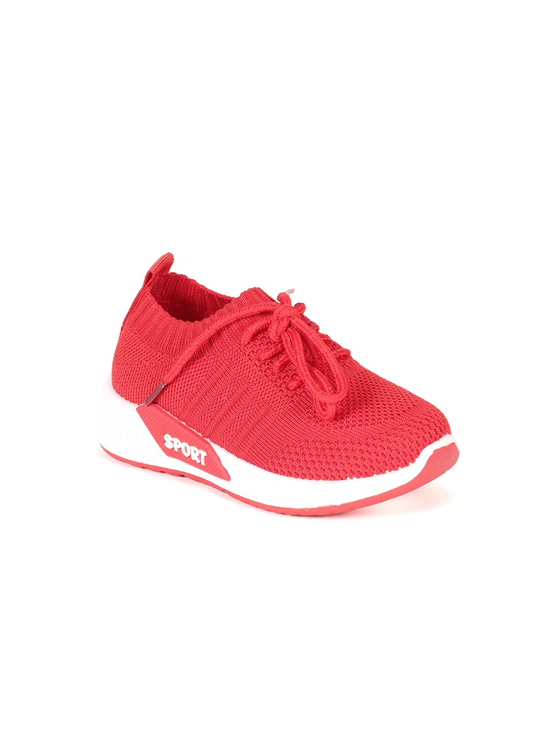 

Lil Lollipop Unisex Kids Red Walking Non-Marking Shoes