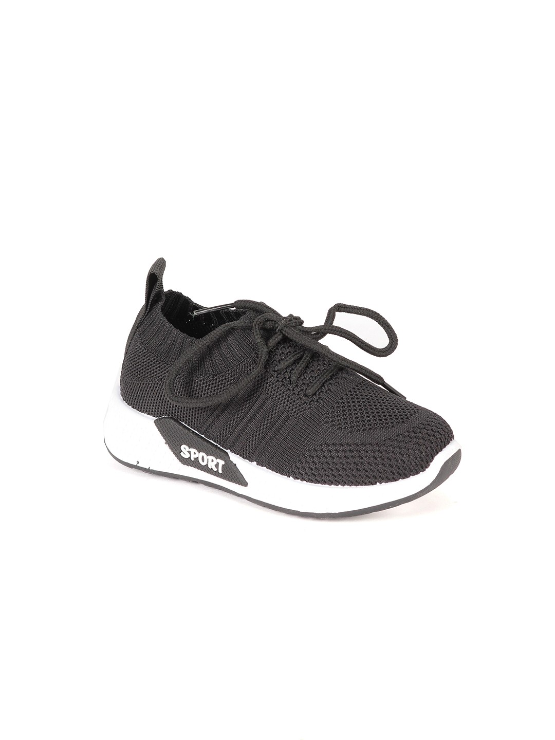 

Lil Lollipop Unisex Kids Black Walking Non-Marking Shoes