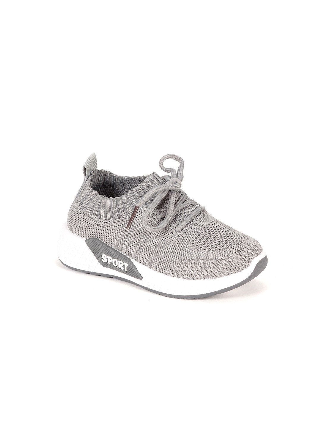

Lil Lollipop Unisex Kids Grey Walking Non-Marking Shoes