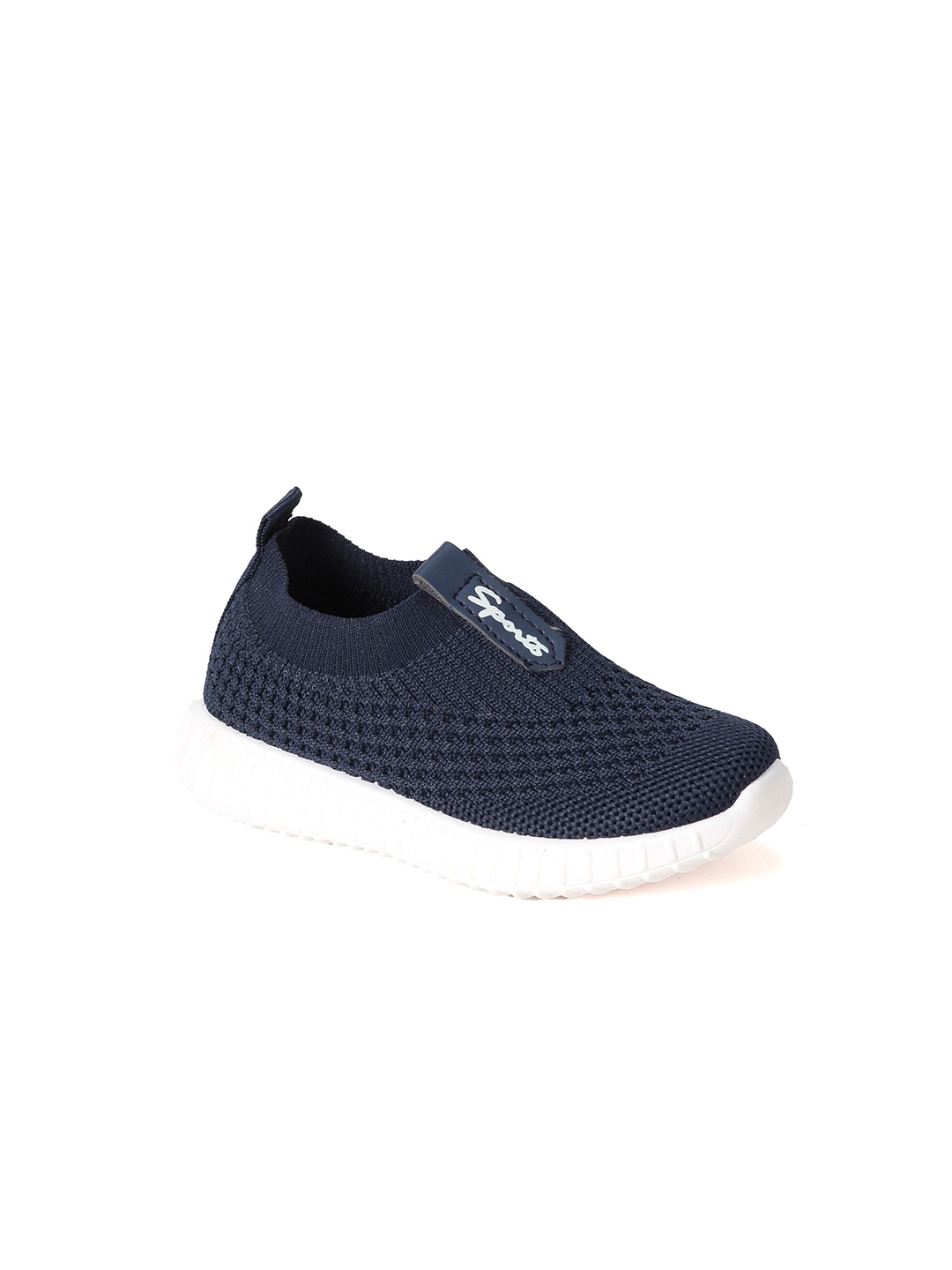 

Lil Lollipop Unisex Kids Navy Blue Walking Non-Marking Shoes