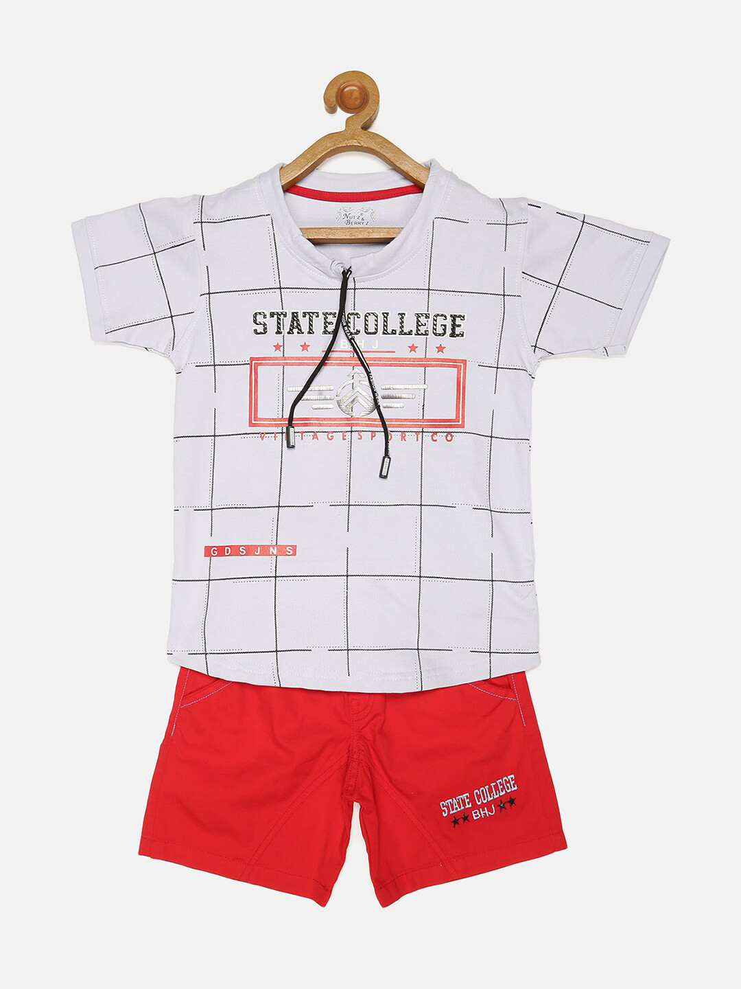 

V2 Value & Variety Boys Blue T-shirt with Shorts