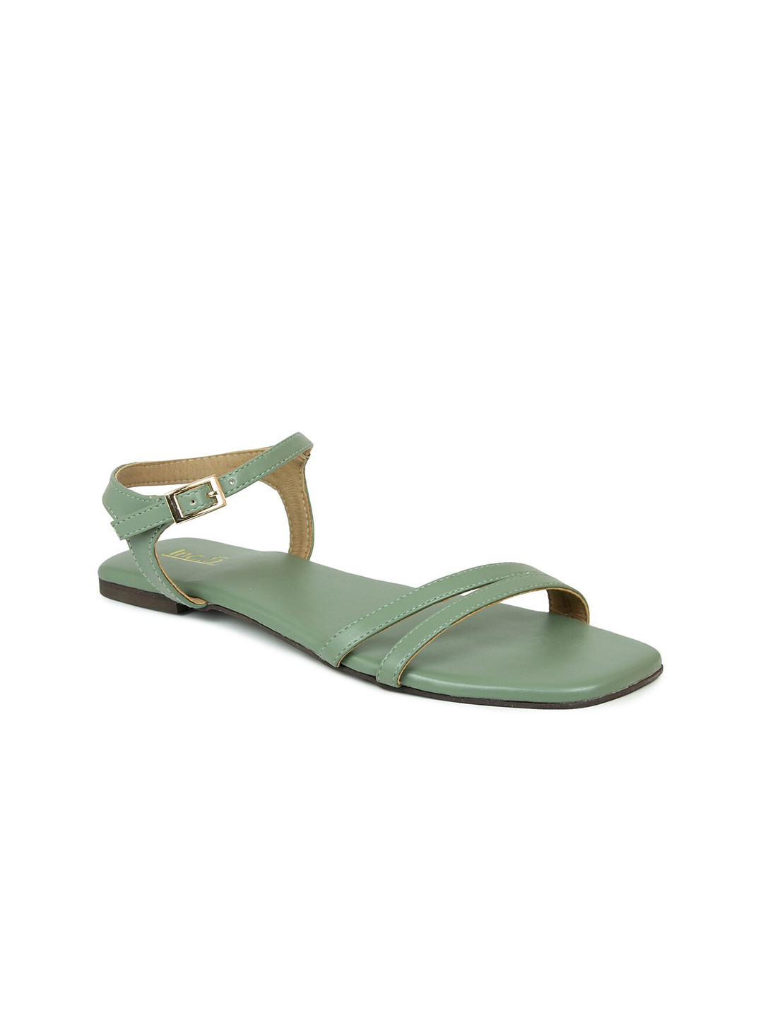 

Inc 5 Women Green Open Toe Flats