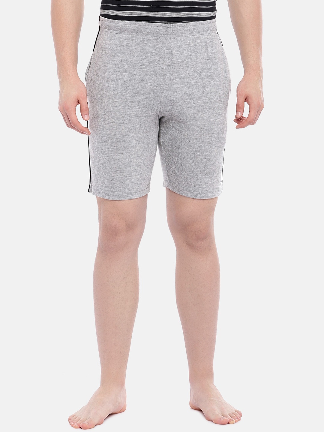 

Sweet Dreams Men Grey Melange Shorts