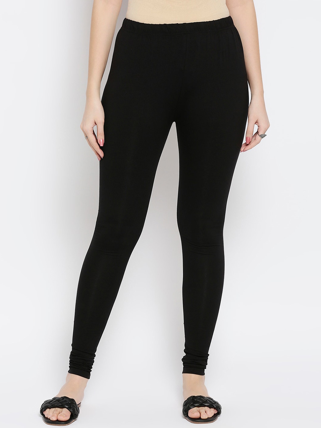

Ethnicity Women Black Solid Churidar