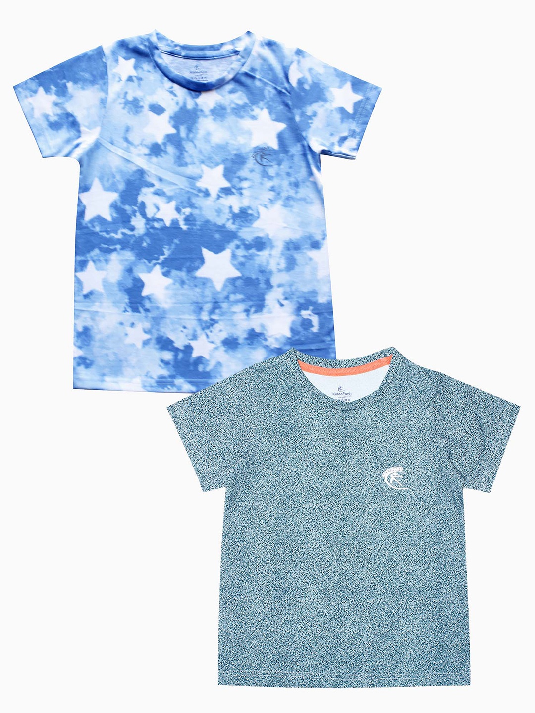 

KiddoPanti Boys Blue 2 Printed T-shirt