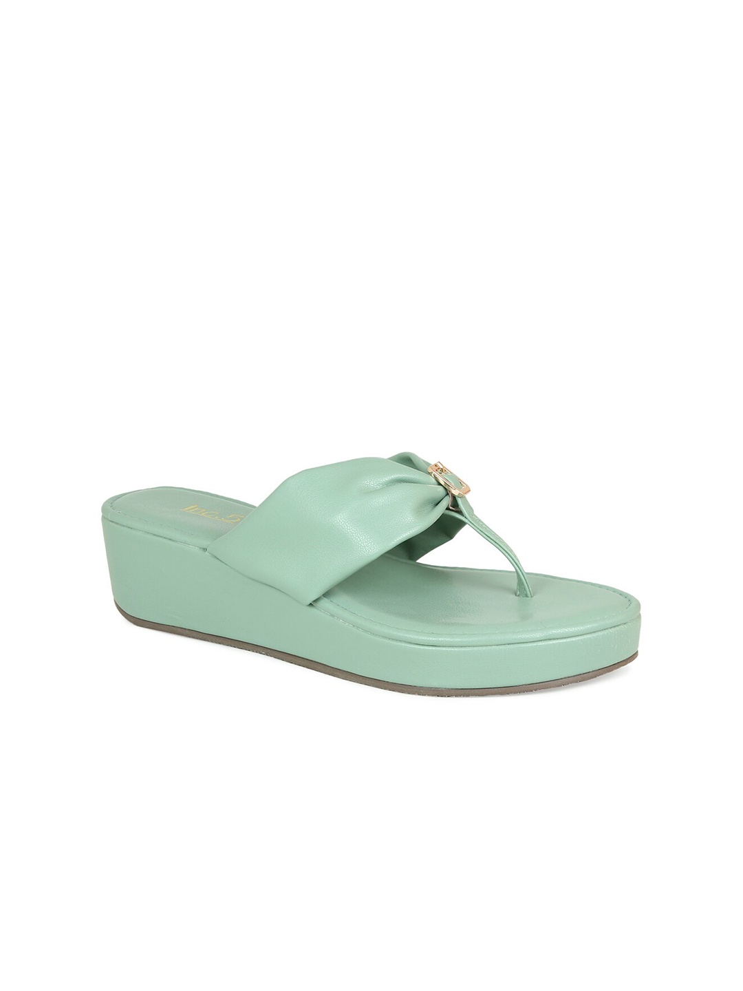 

Inc 5 Women Green & Green Comfort Sandals