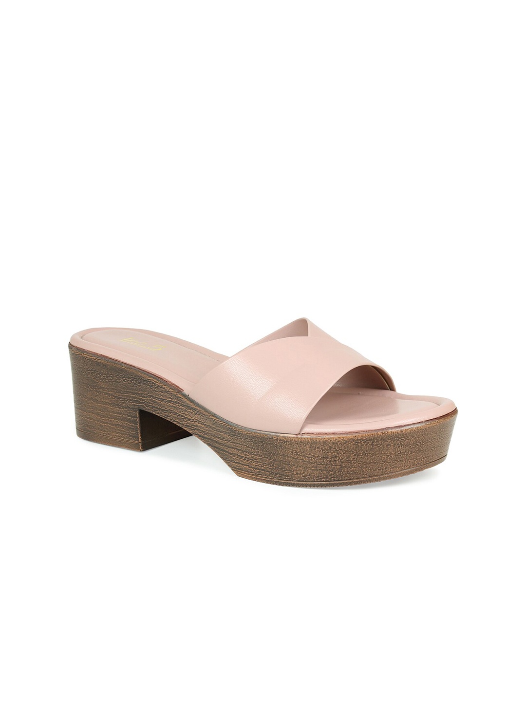 

Inc 5 Pink & Pink Block Sandals