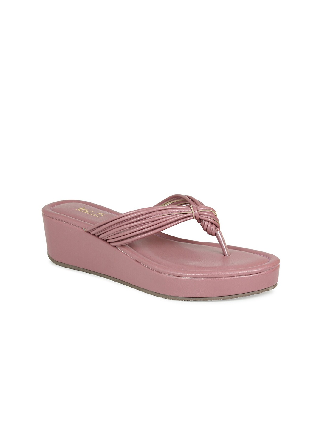

Inc 5 Women Purple & Purple Ethnic Comfort Sandals