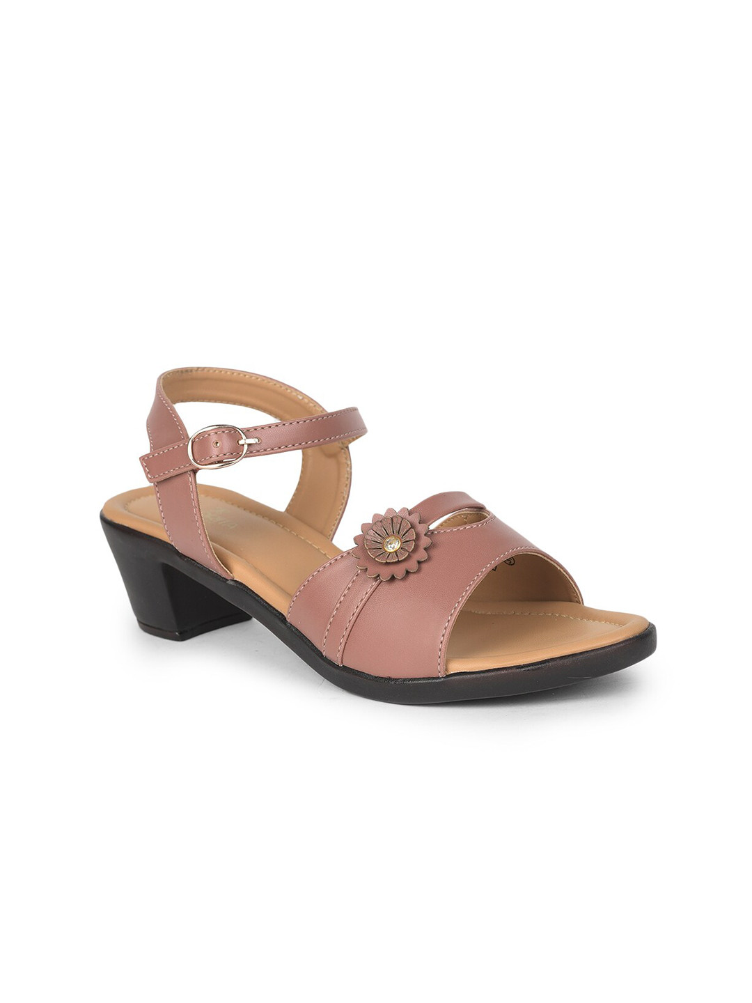 

Liberty Women Peach-Coloured Comfort Sandals