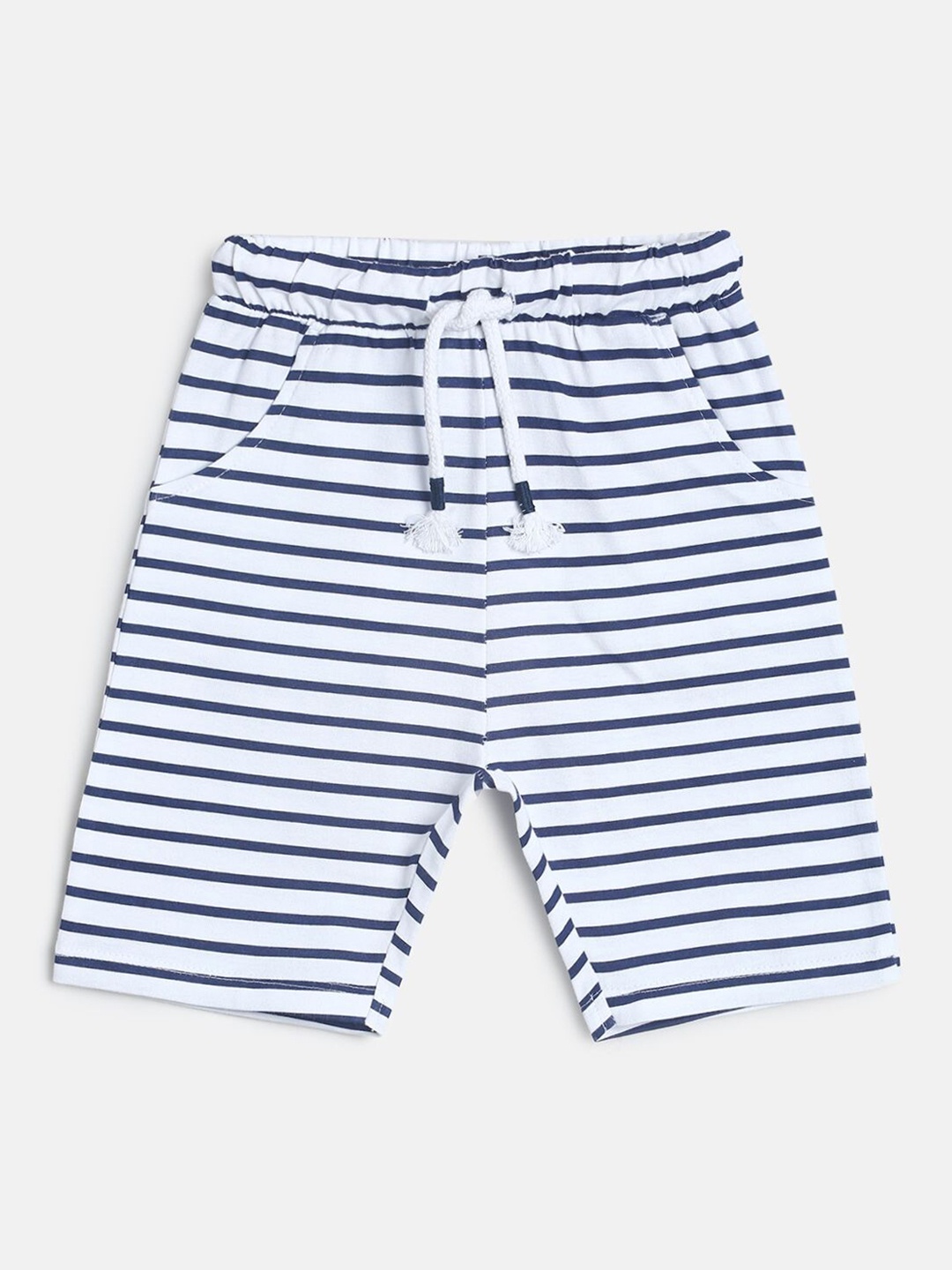 

MINI KLUB Boys White Striped Shorts