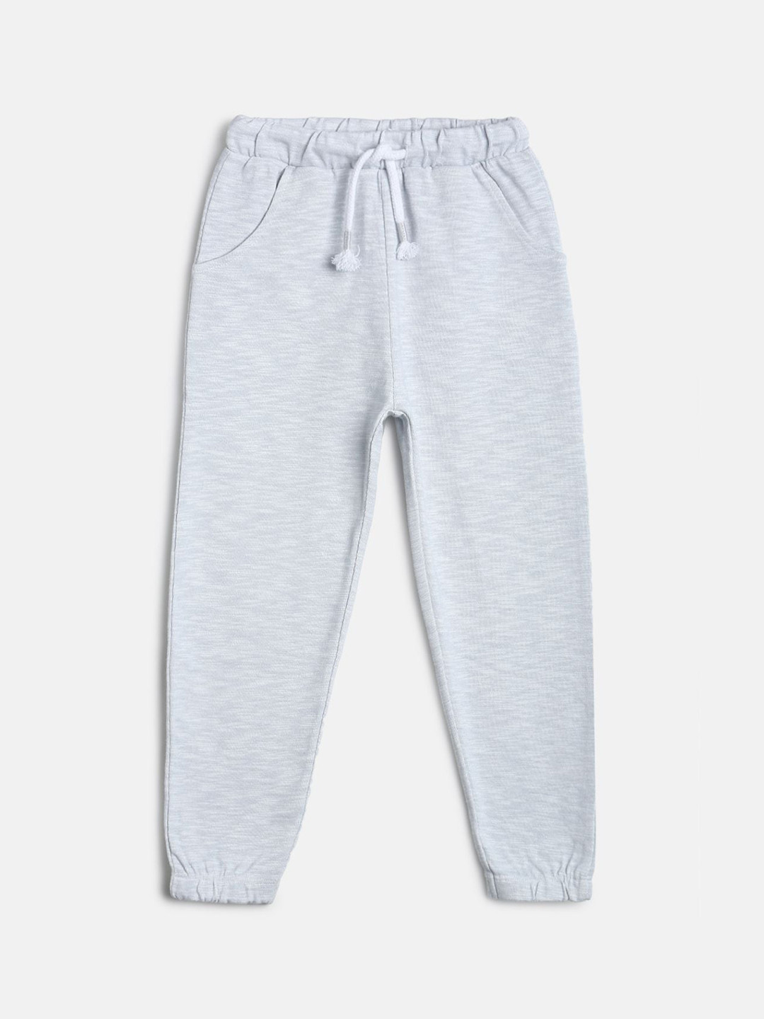 

MINI KLUB Boys Grey Solid Joggers