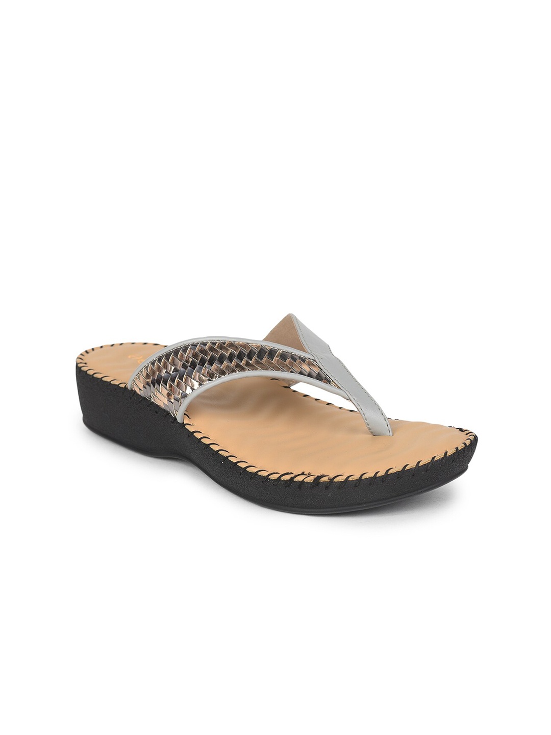 

Liberty Women Grey & Grey Thong Flip-Flops