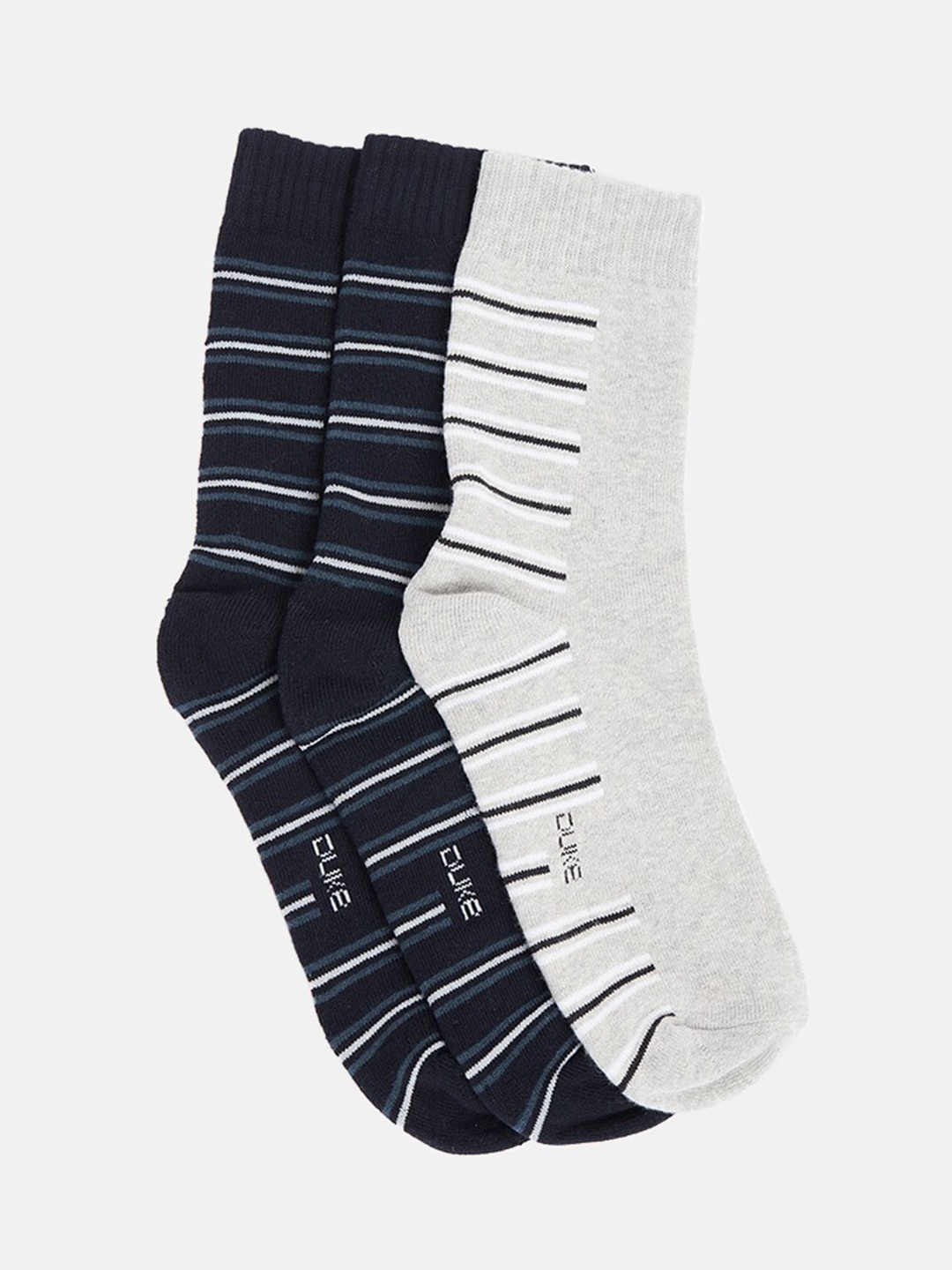 

Duke Men Pack of 3 Assorted Calf Length Socks
