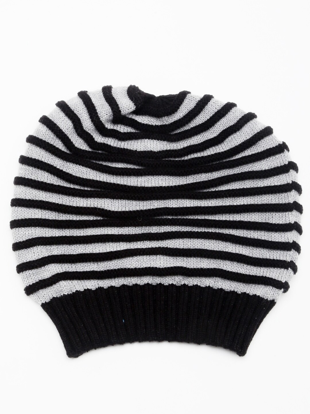 

Bharatasya Unisex Black & White Beanie