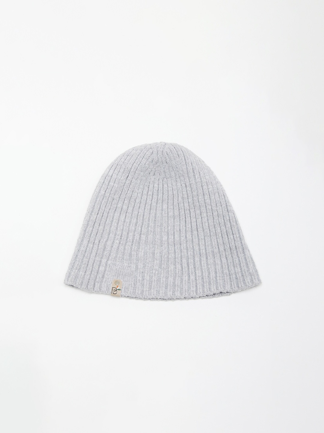 

Bharatasya Unisex Grey & Brown Beanie