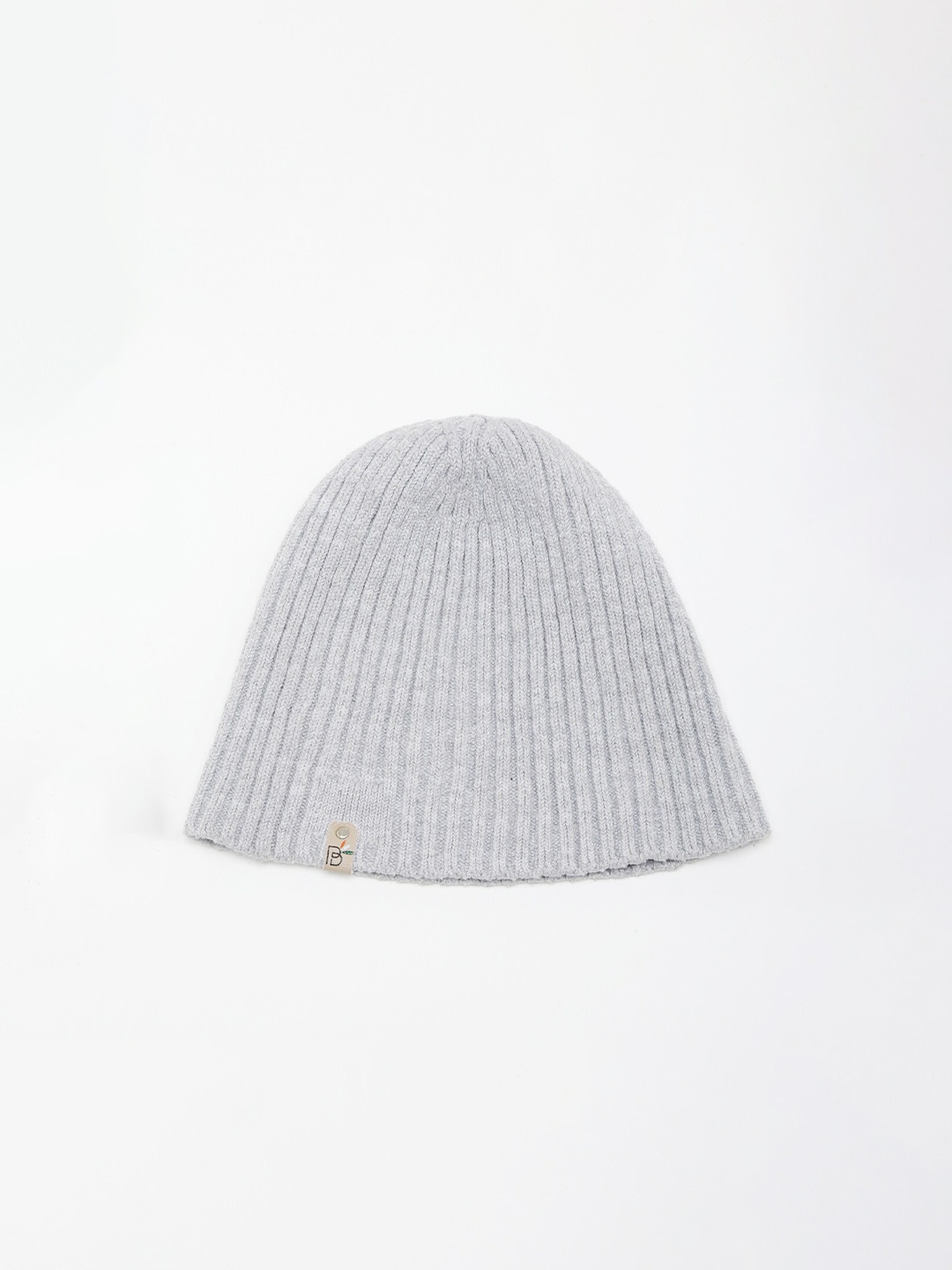 

Bharatasya Unisex Grey & Brown Beanie