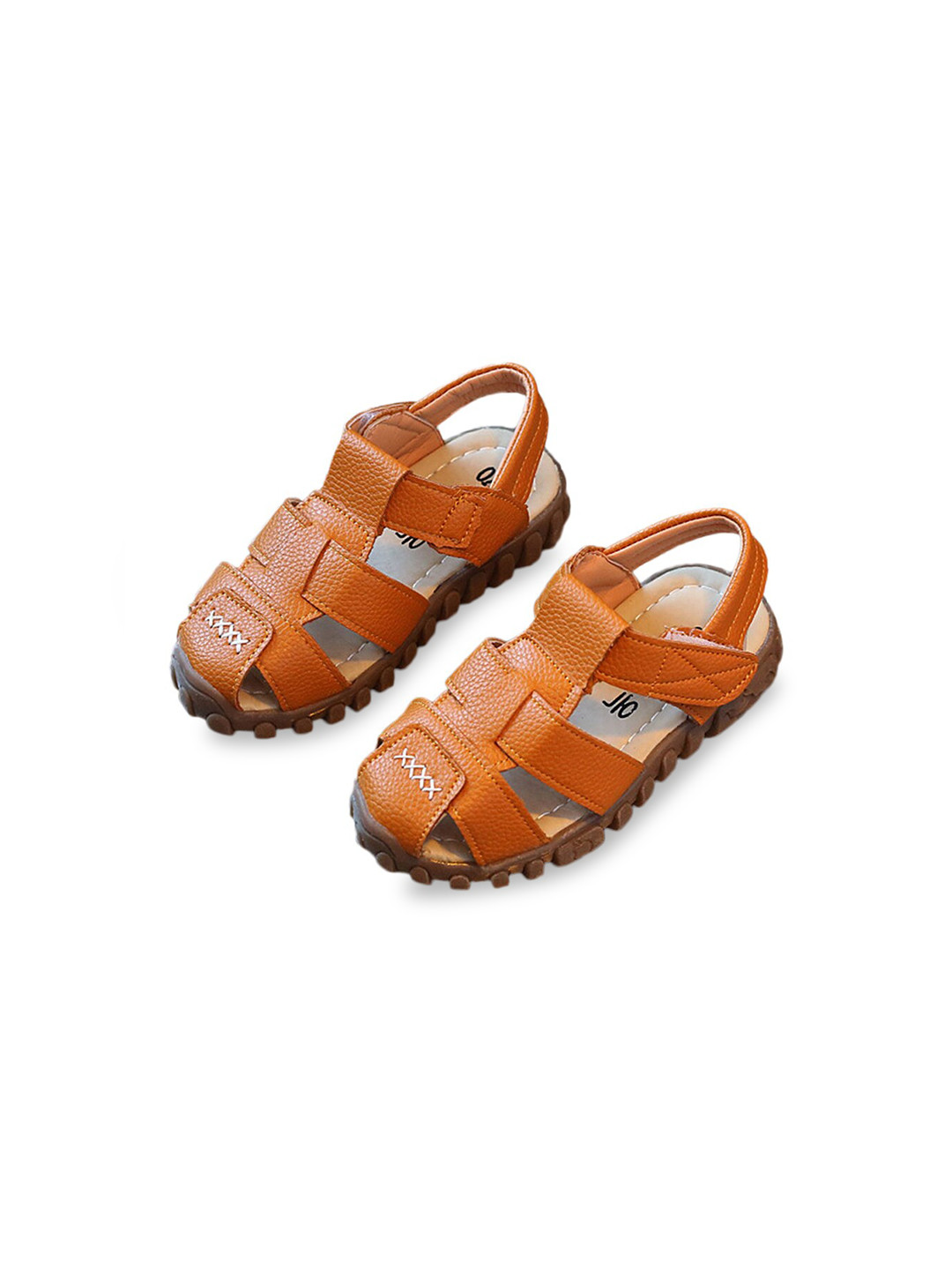

Hopscotch Boys Brown PU Comfort Sandals