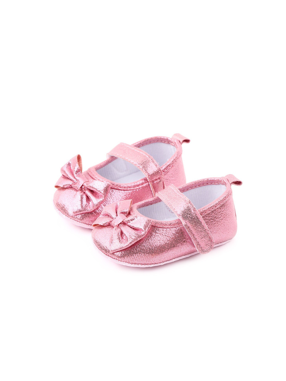 

Hopscotch Girls Pink Ballerinas with Bows Flats