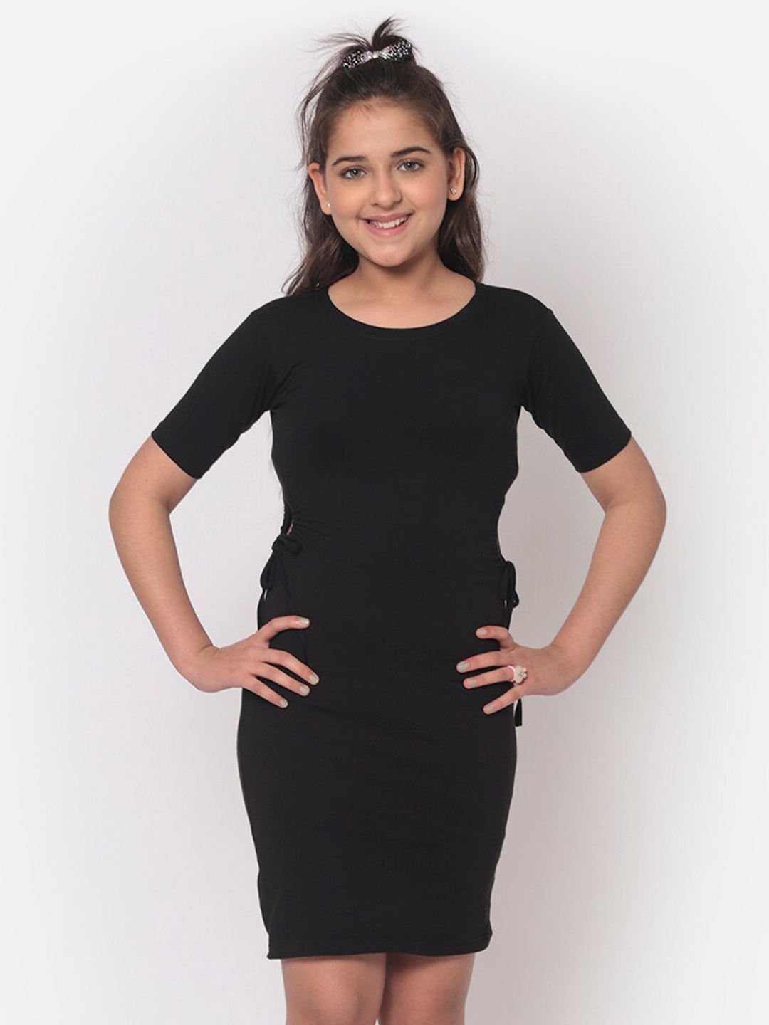

MINOS Black Sheath Dress