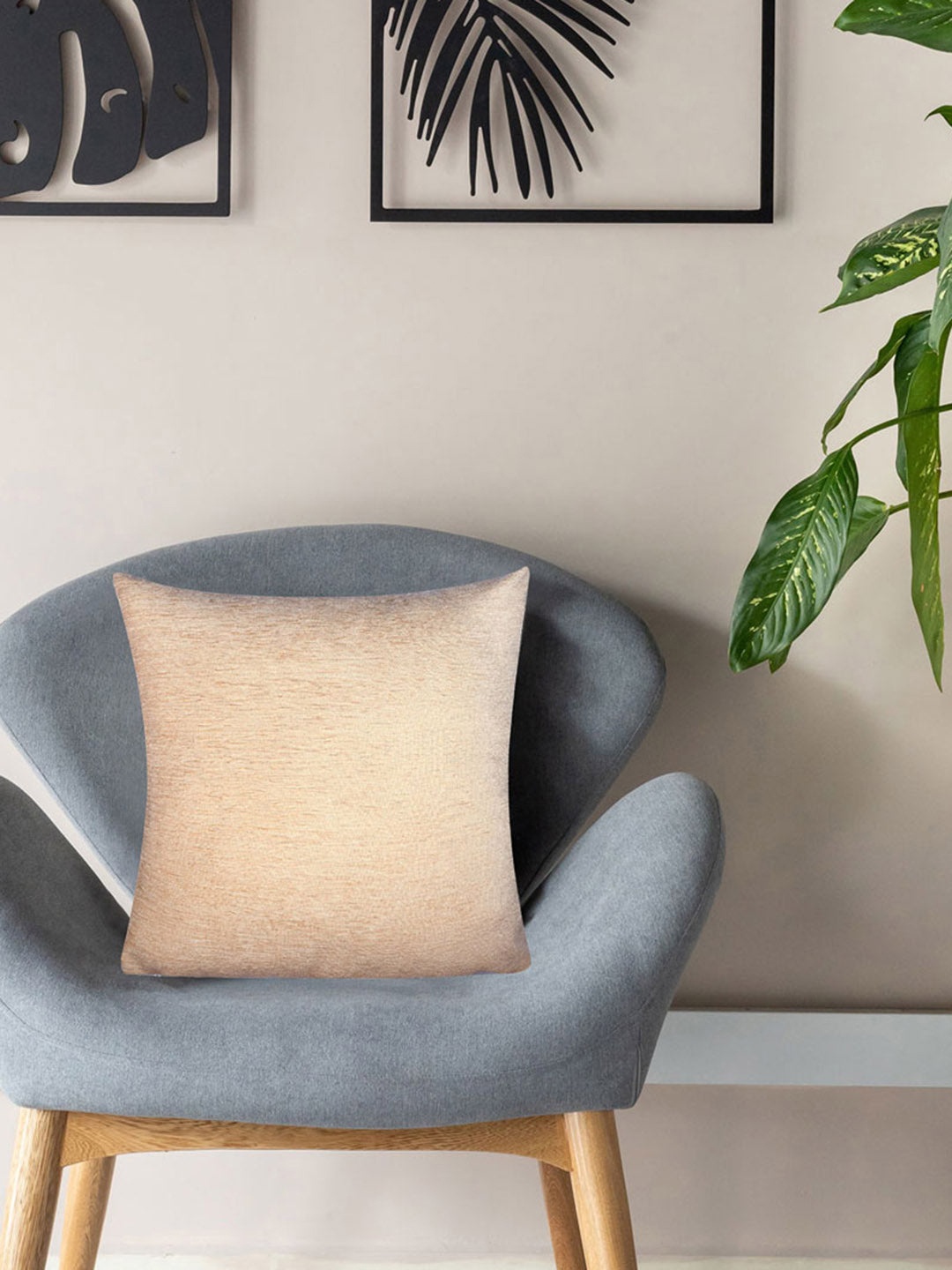 

Athome by Nilkamal Unisex Cream Cushion Covers