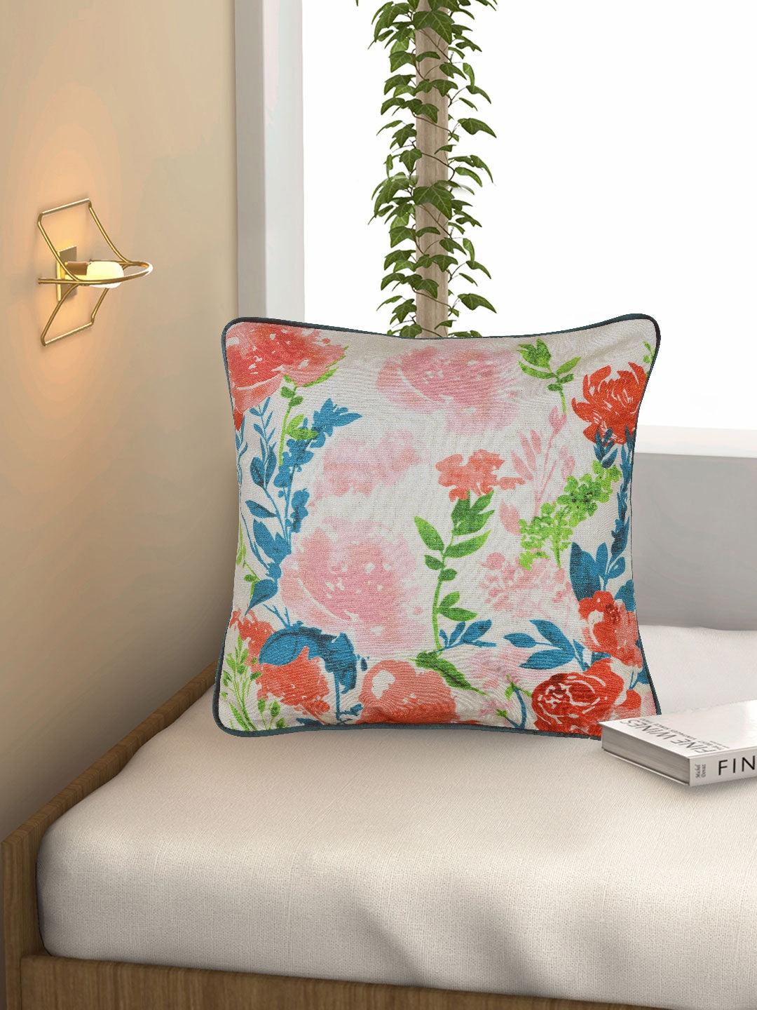 

Athome by Nilkamal Unisex Multi Cushion Covers, Green