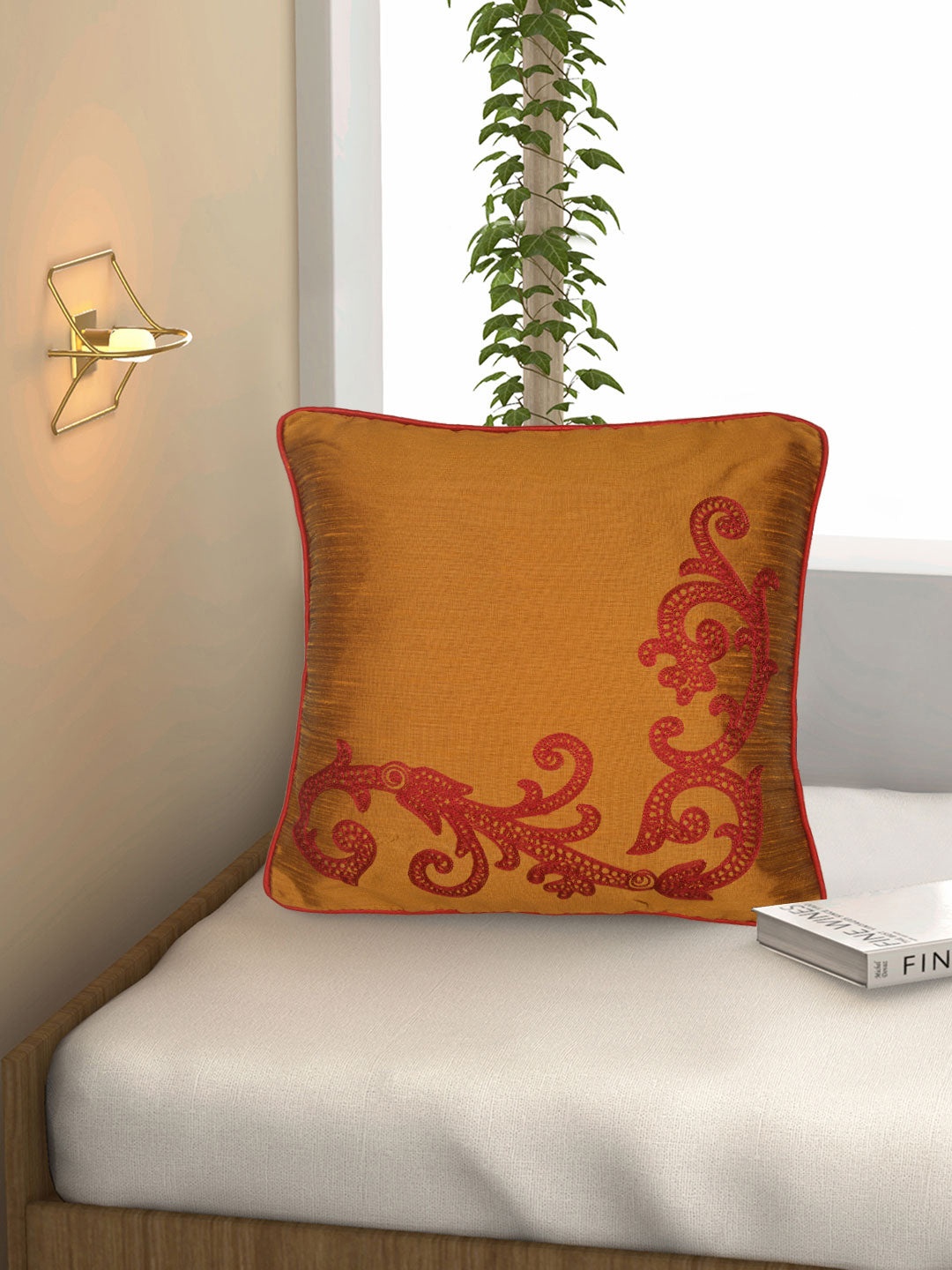 

Athome by Nilkamal Unisex Maroon Cushion Covers