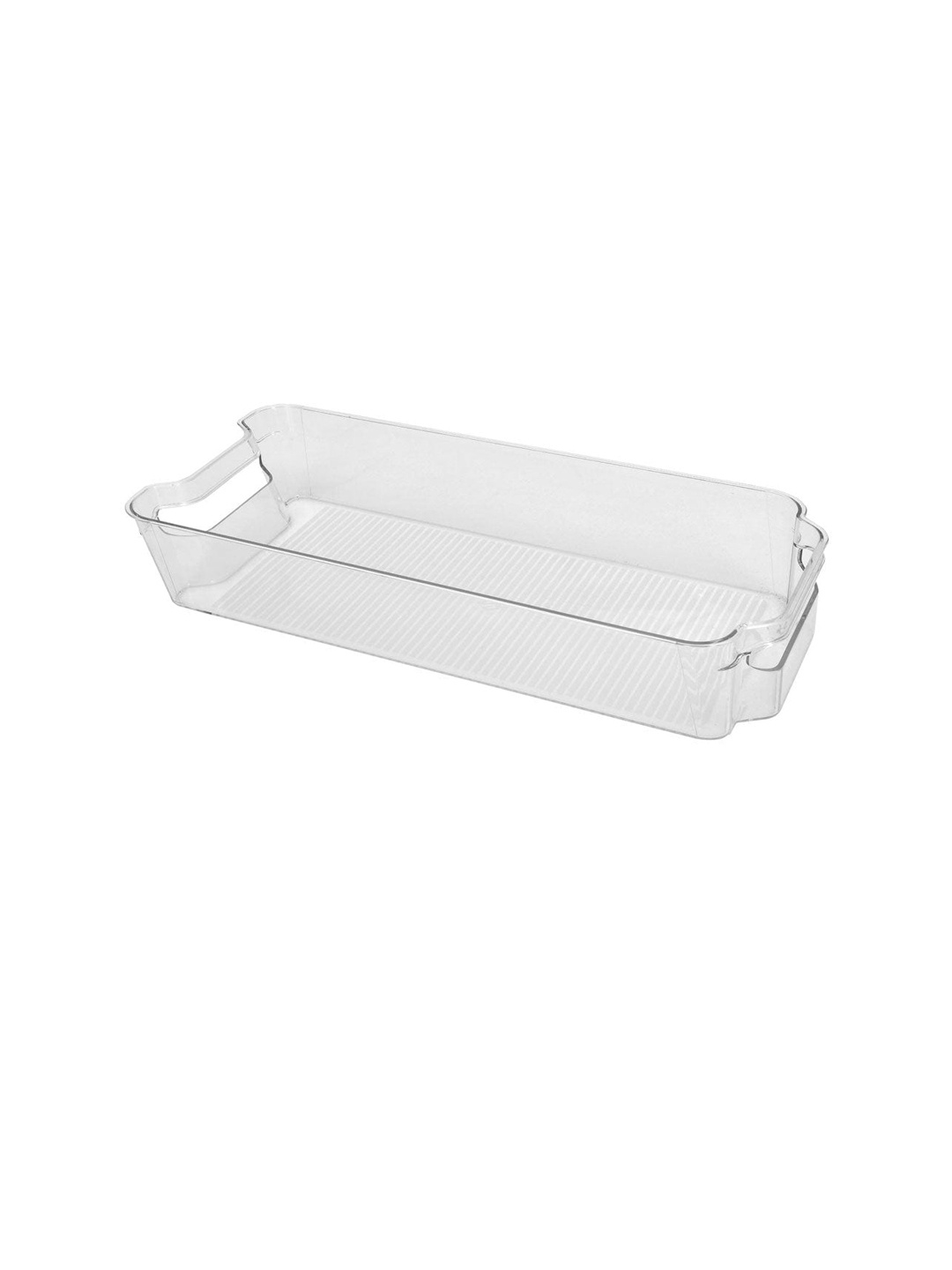 

Athome by Nilkamal Stackable Narrow Fridge Bin, Transparent