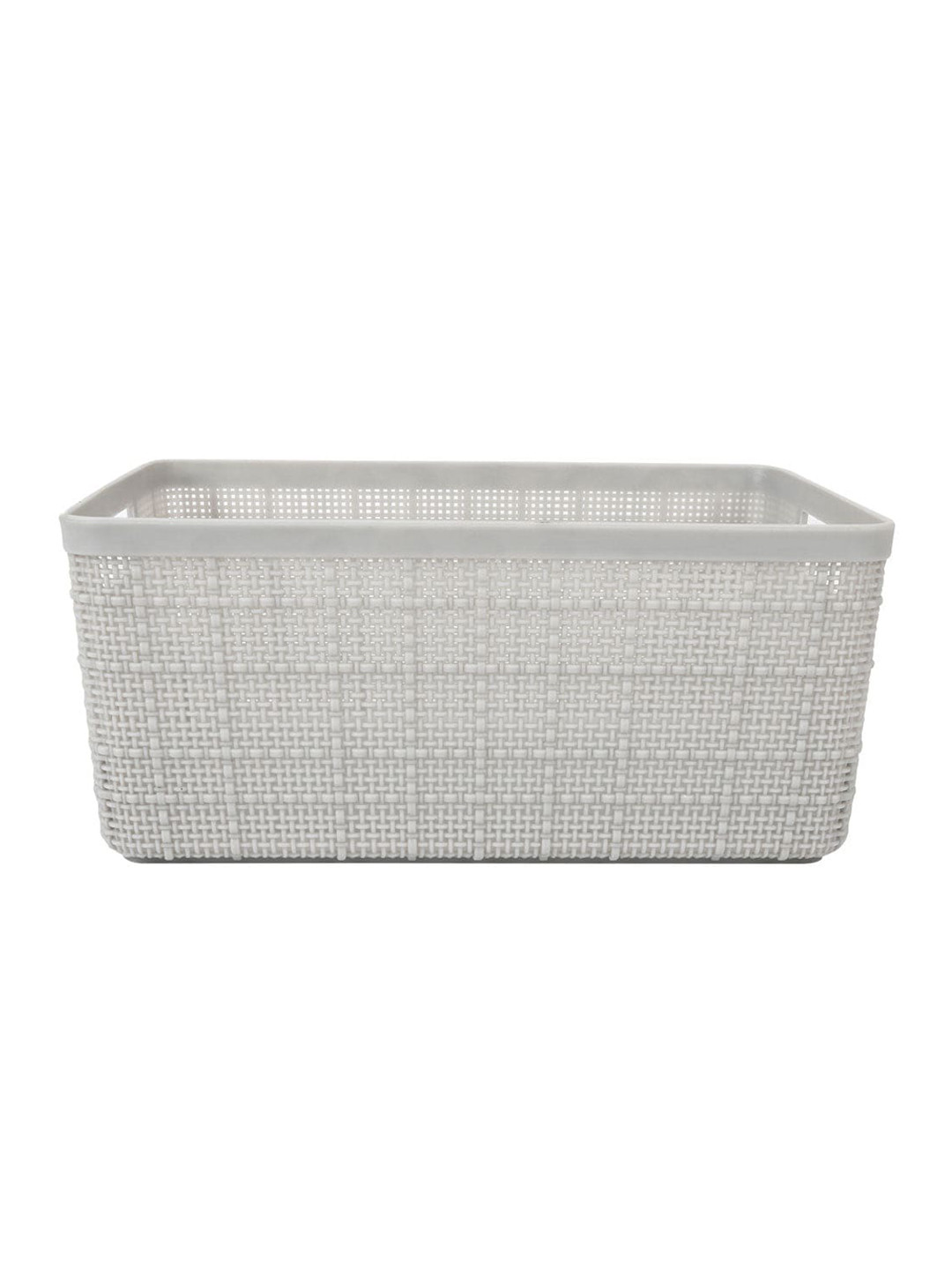

Athome by Nilkamal Grey Storage Basket