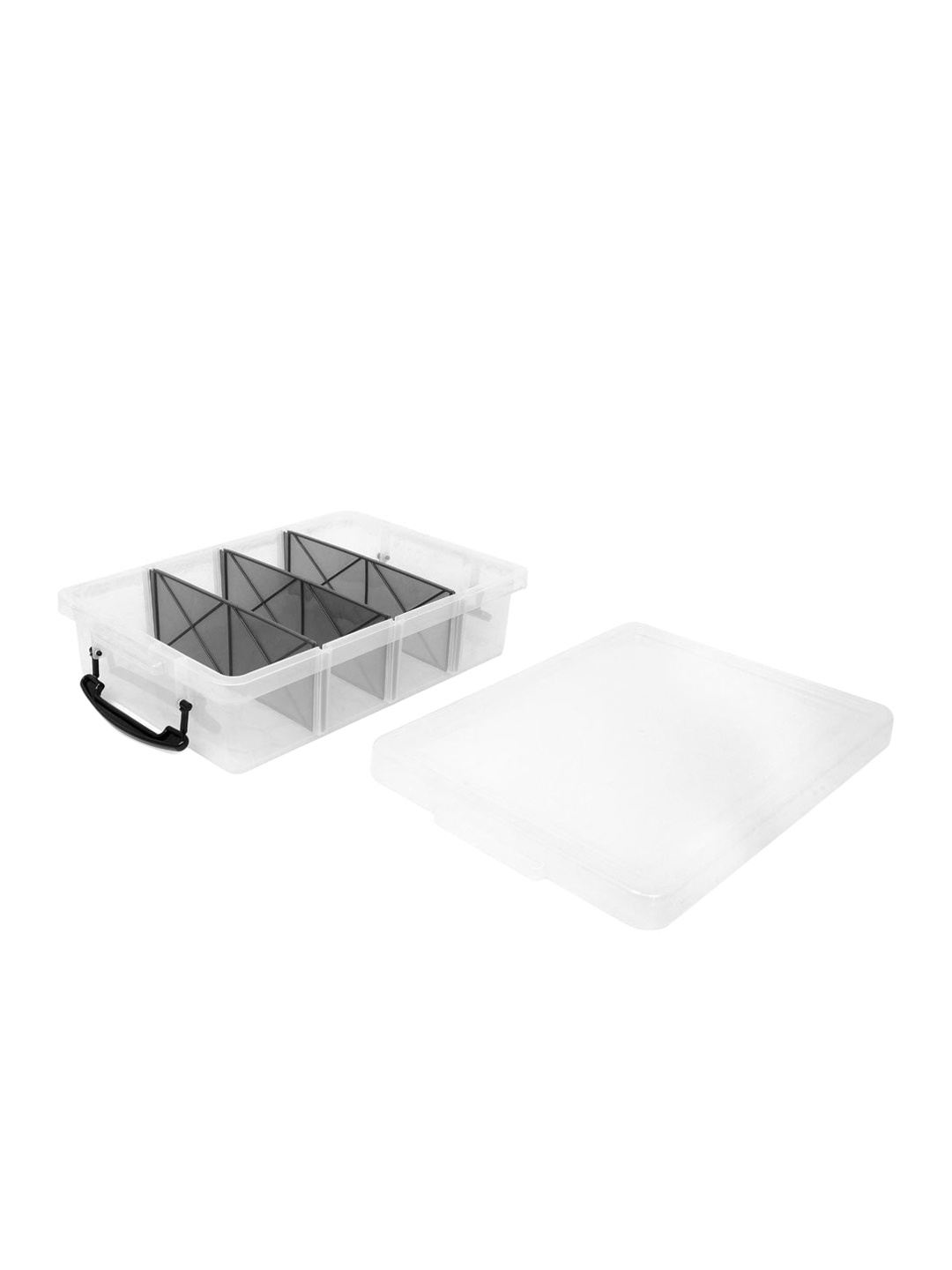 

Athome by Nilkamal Transparent Plastic Storage Drawer Organiser