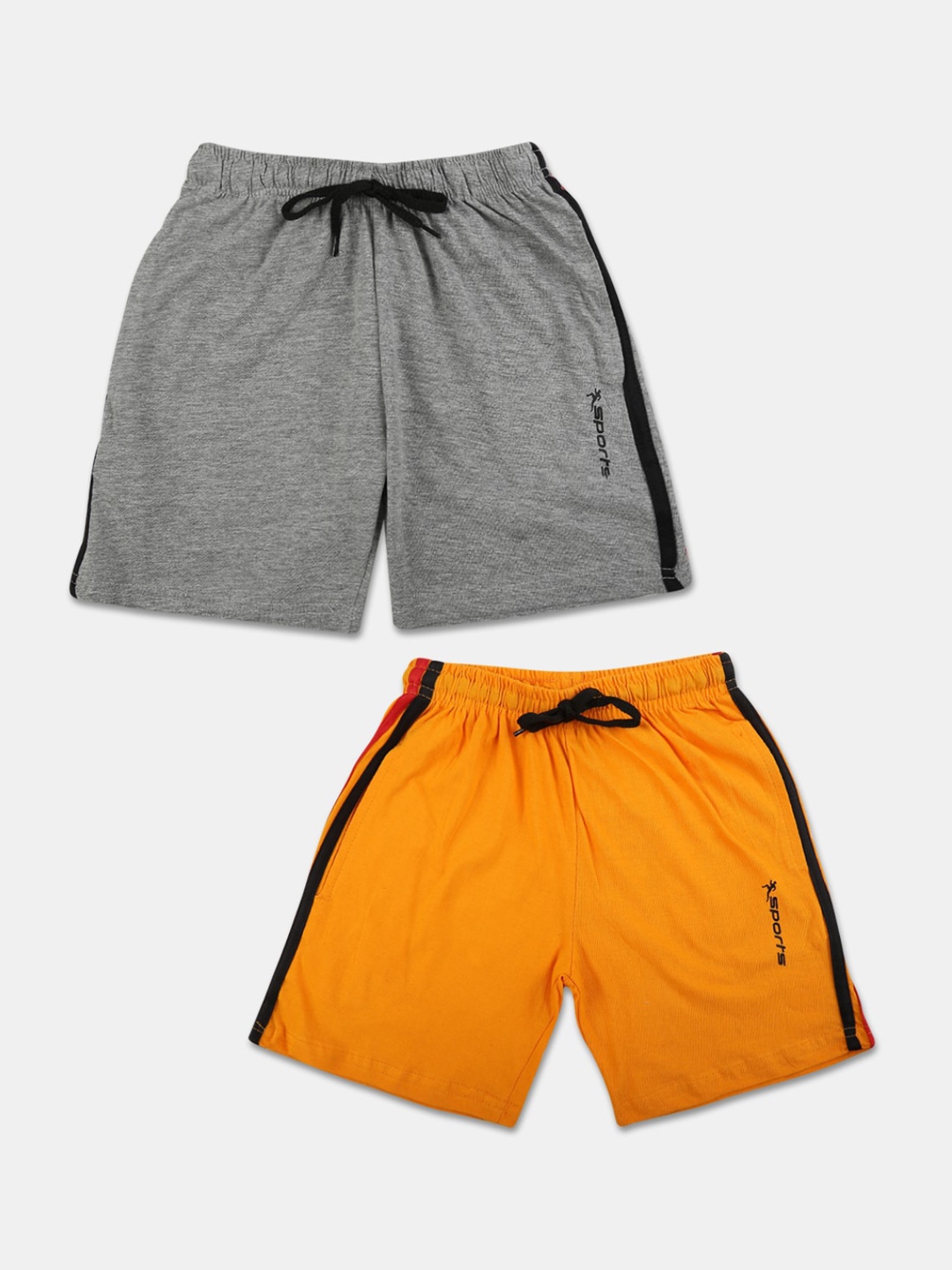 

V-Mart Boys Pack of 2 Shorts, Yellow