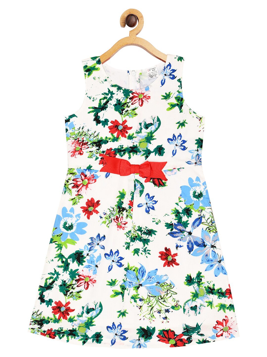 

Creative Kids White Floral Dress